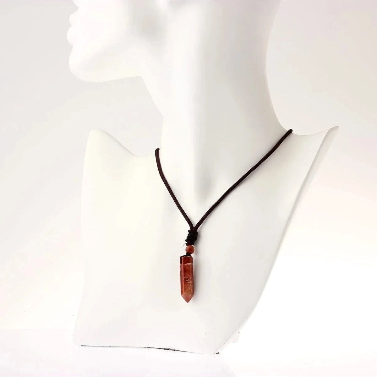 Jasper Doğal Taş Kolye Ucu 3cm