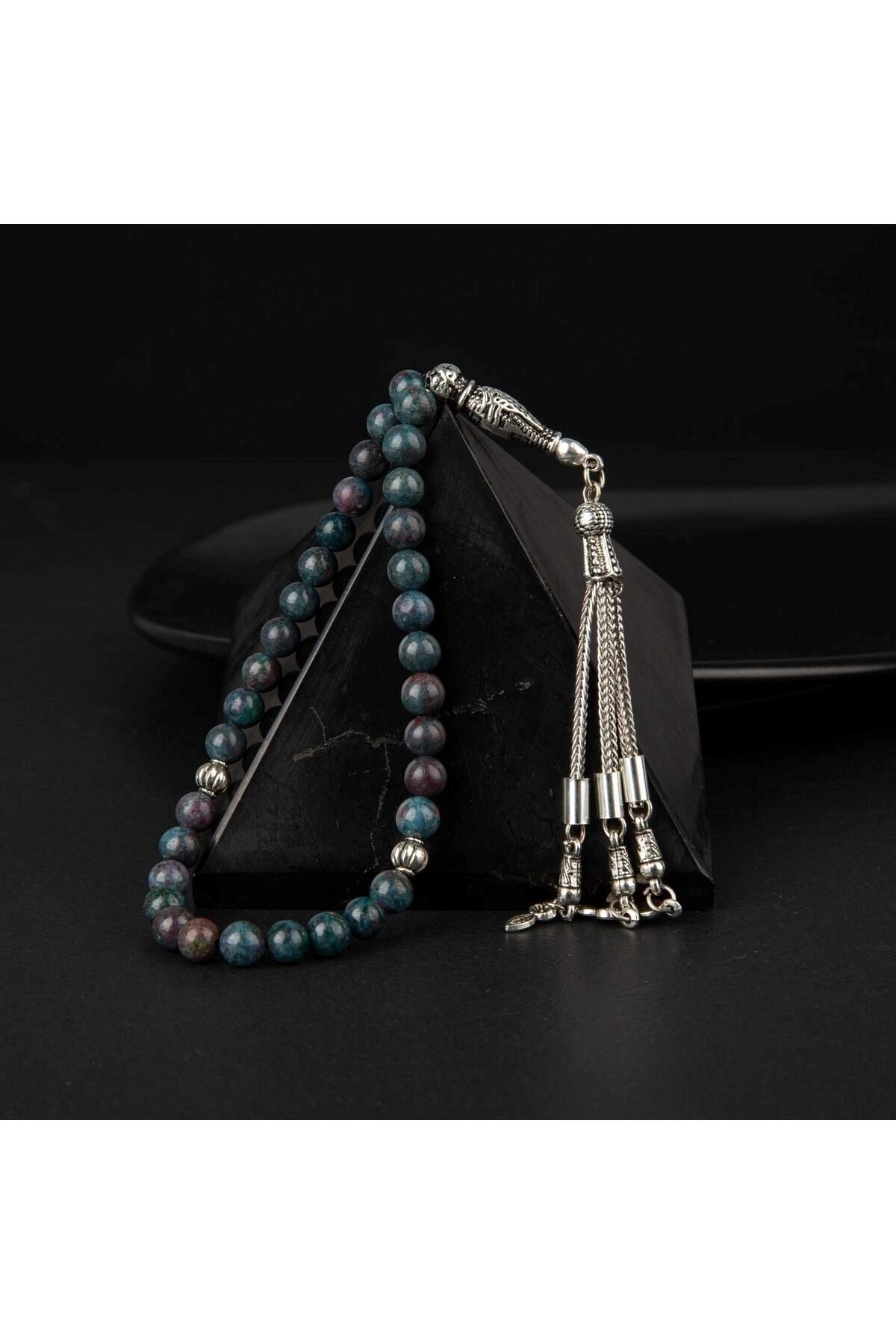 Ruby Kiyanit Doğal Taş Tesbih 33lük - 6mm