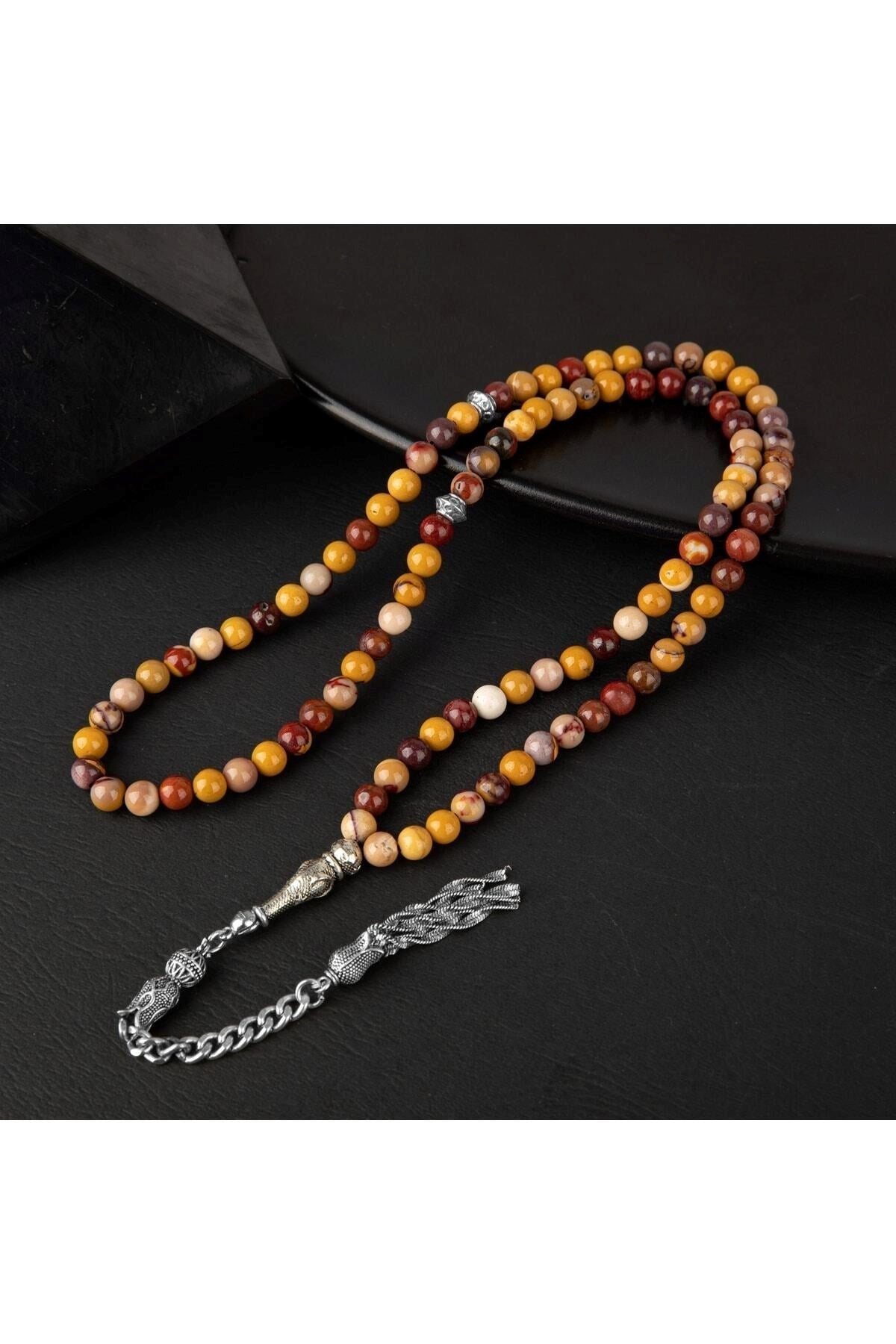 Jasper Doğal Taş Tesbih 99luk - 6mm