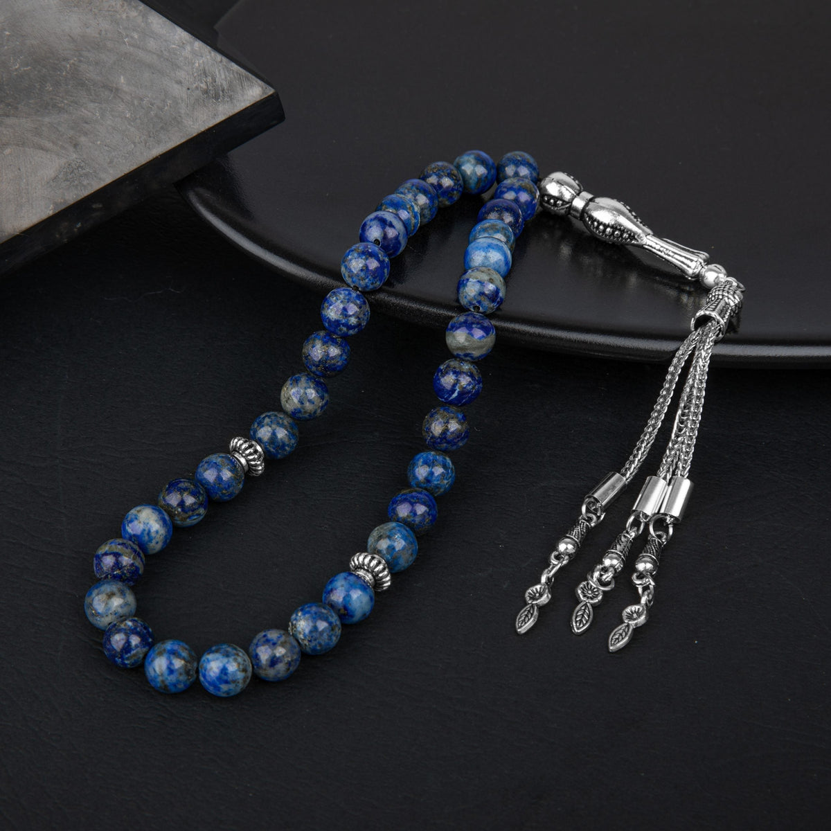 Lapis Lazuli Doğal Taş Tesbih 33lük - 8mm