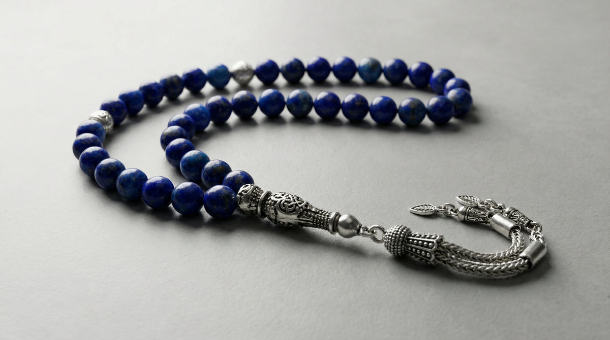 Lapis Lazuli Doğal Taş Tesbih – 33’lük / 6 mm