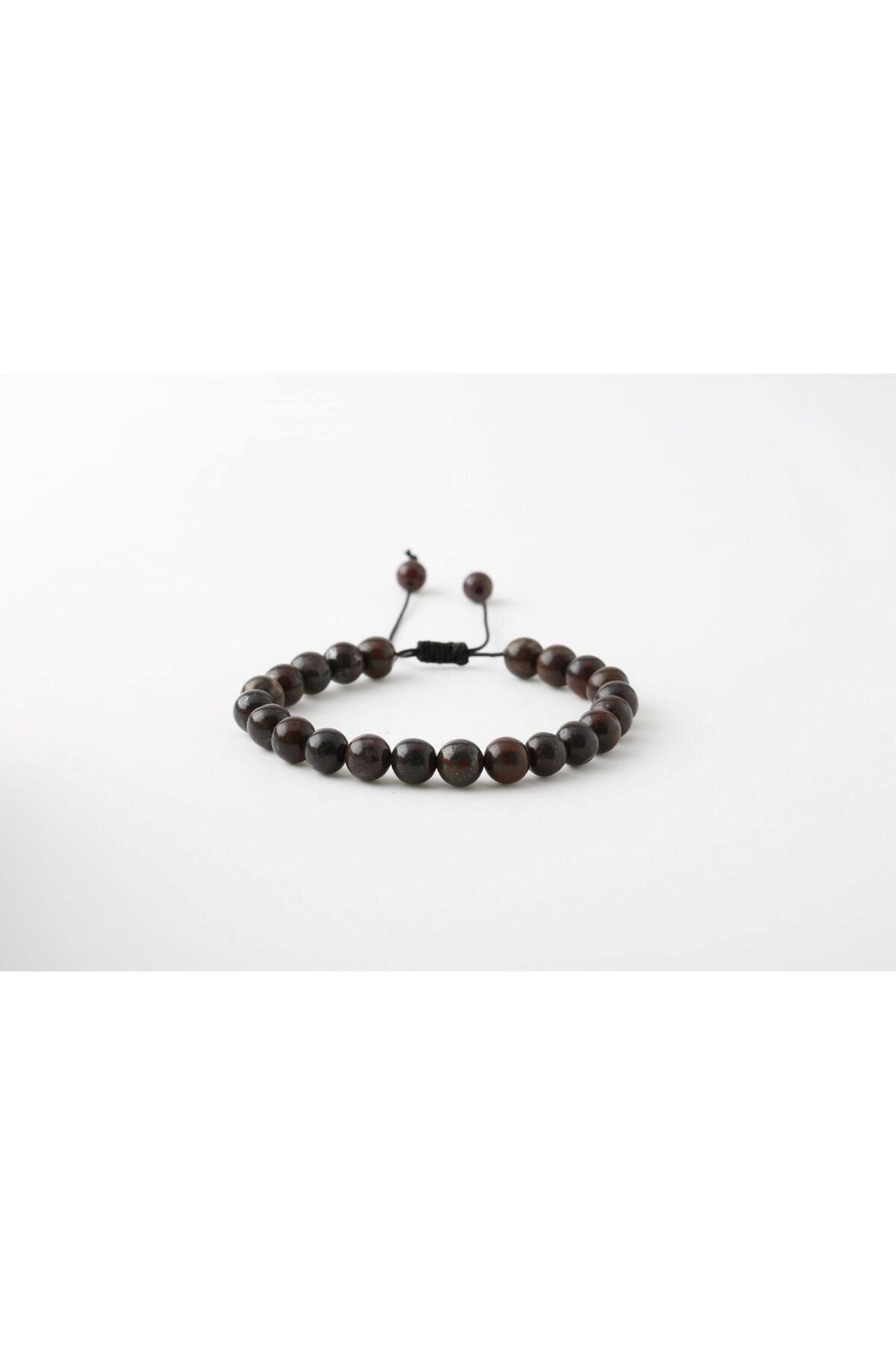 Dragon Jasper 6mm Merdiven Kapama Doğal Taş Bileklik