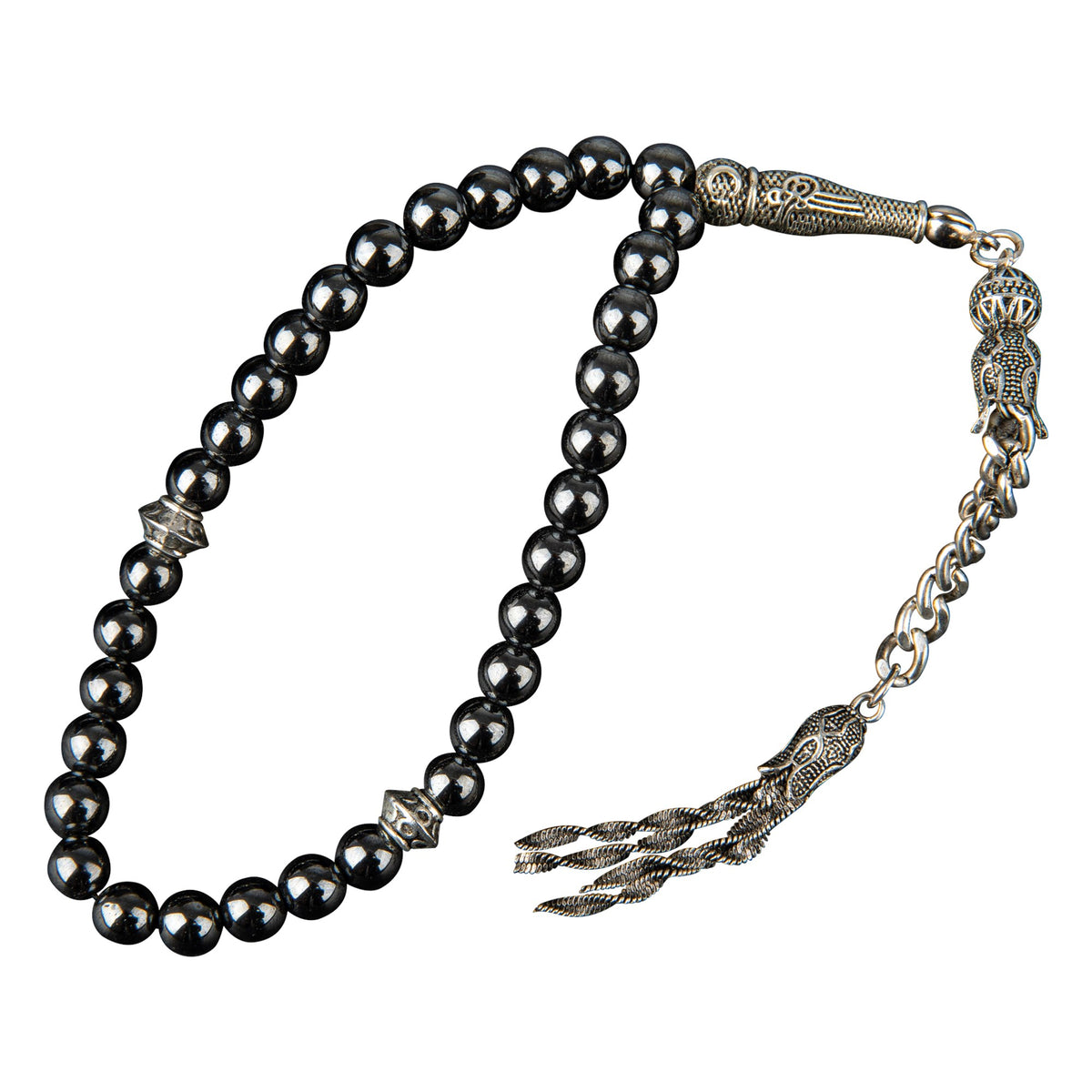 Hematit Doğal Taş Tesbih – 33’lük / 6 mm