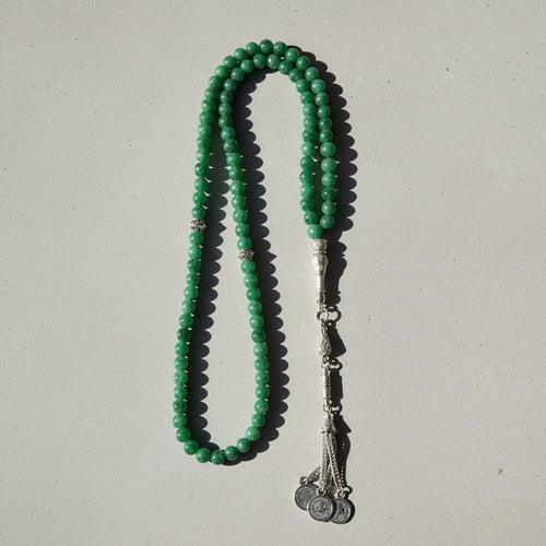 Yeşil Aventurin Doğal Taş Tesbih – 99’luk / 6 mm