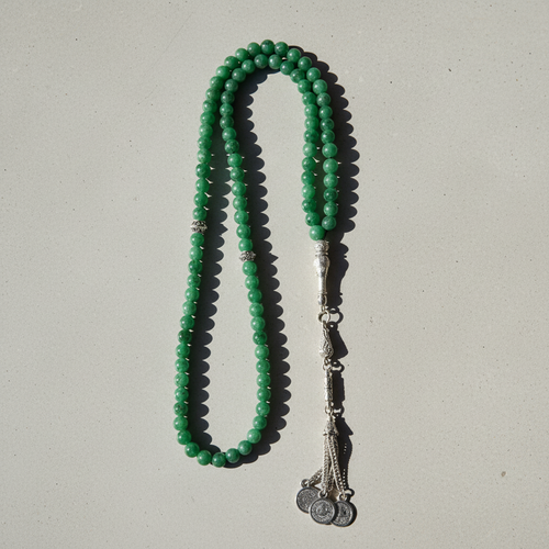Yeşil Aventurin Doğal Taş Tesbih – 99’luk / 6 mm