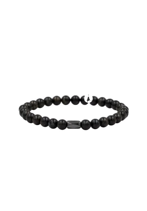 Nuummite 6mm Doğal Taş Bileklik