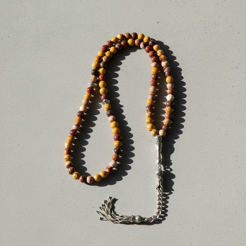 Jasper Doğal Taş Tesbih – 99’luk / 6 mm