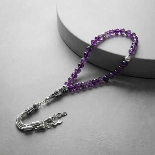 Ametist Doğal Taş Tesbih – 33’lük / 6 mm