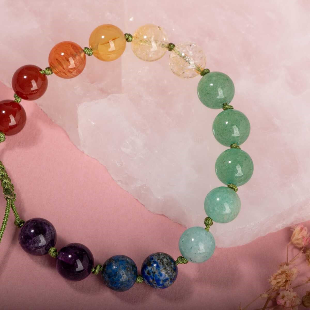 Hakiki Orijinal 8mm Sitrin-Aventurin-Lapis Lazuli-Karnelyan Akik-Jasper Örme İpli Bileklik