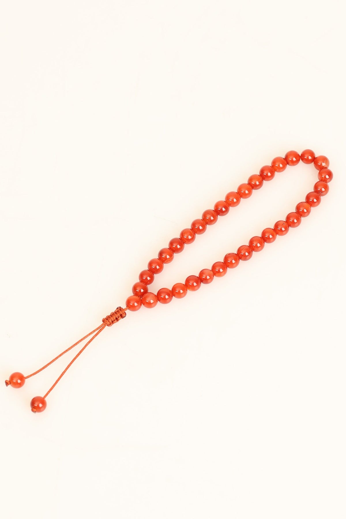 Akik Doğal Taş 6 mm Tesbih & Makrome Bileklik – Uyumlu Set