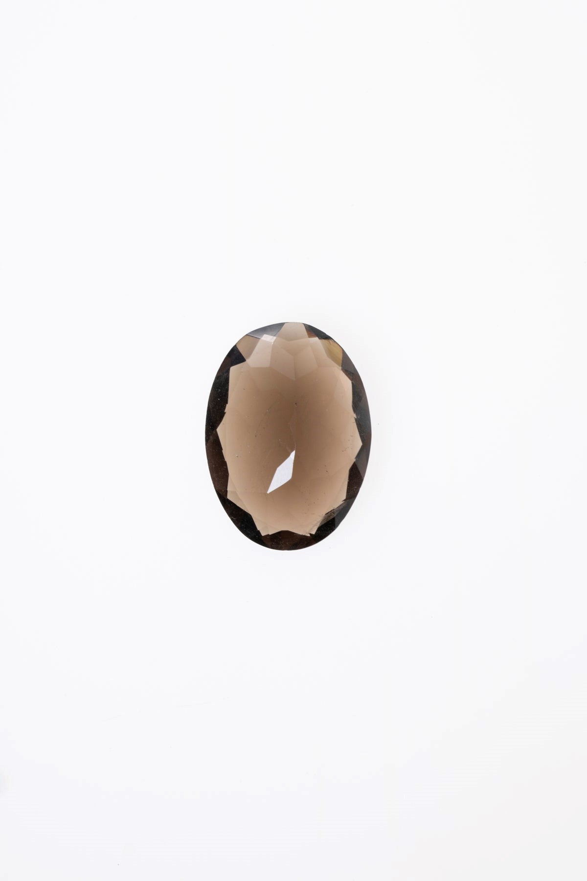 Oval Kesim Dumanlı Kuvars Kabaşon (S.K. 490)