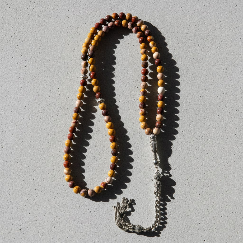 Jasper Doğal Taş Tesbih – 99’luk / 6 mm