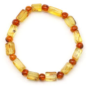 Damla Kehribar Bileklik – 6 × 12 mm | 6,8 gr | 18 cm