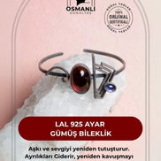 Sertifikalı Lal 925 Ayar Gümüş Bileklik