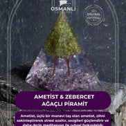Ametist & Zebercet  Ağaçlı Piramit