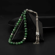 Anyolit (Ruby Zoisite) Doğal Taş Tesbih – 33’lük / 6 mm