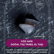 Göz Akik Doğal Taş Tımbıl El Taşı (SK:143)