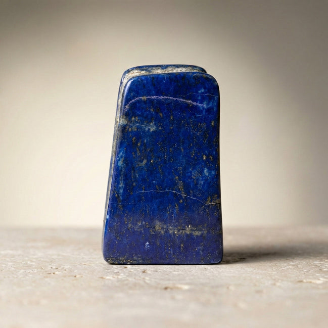 Lapis Lazuli Doğal Taş Parça – 202 gr | 5 × 7,5 cm