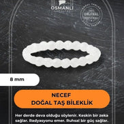 Necef 8mm Doğal Taş Bileklik