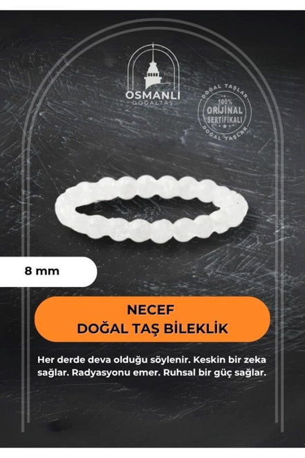 Necef 8mm Doğal Taş Bileklik