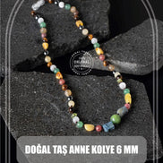 Anne Kolye Doğal Taş Kolye