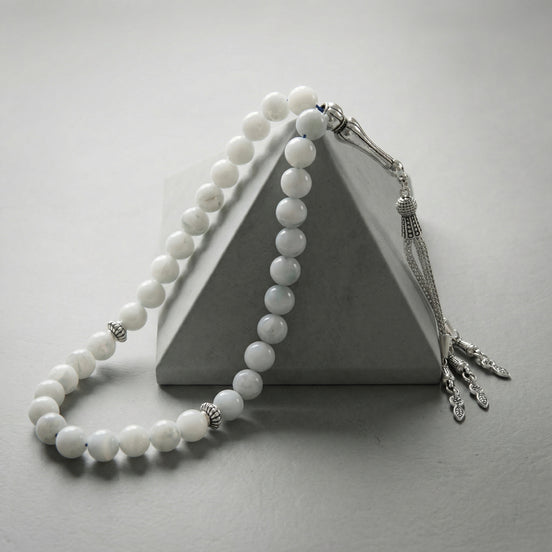 Mavi Larimar Doğal Taş Tesbih – 33’lük / 8 mm