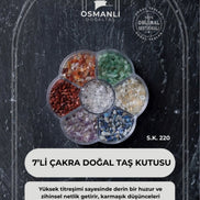7’li Çakra Doğal Taş Kutusu (S.K. 220)