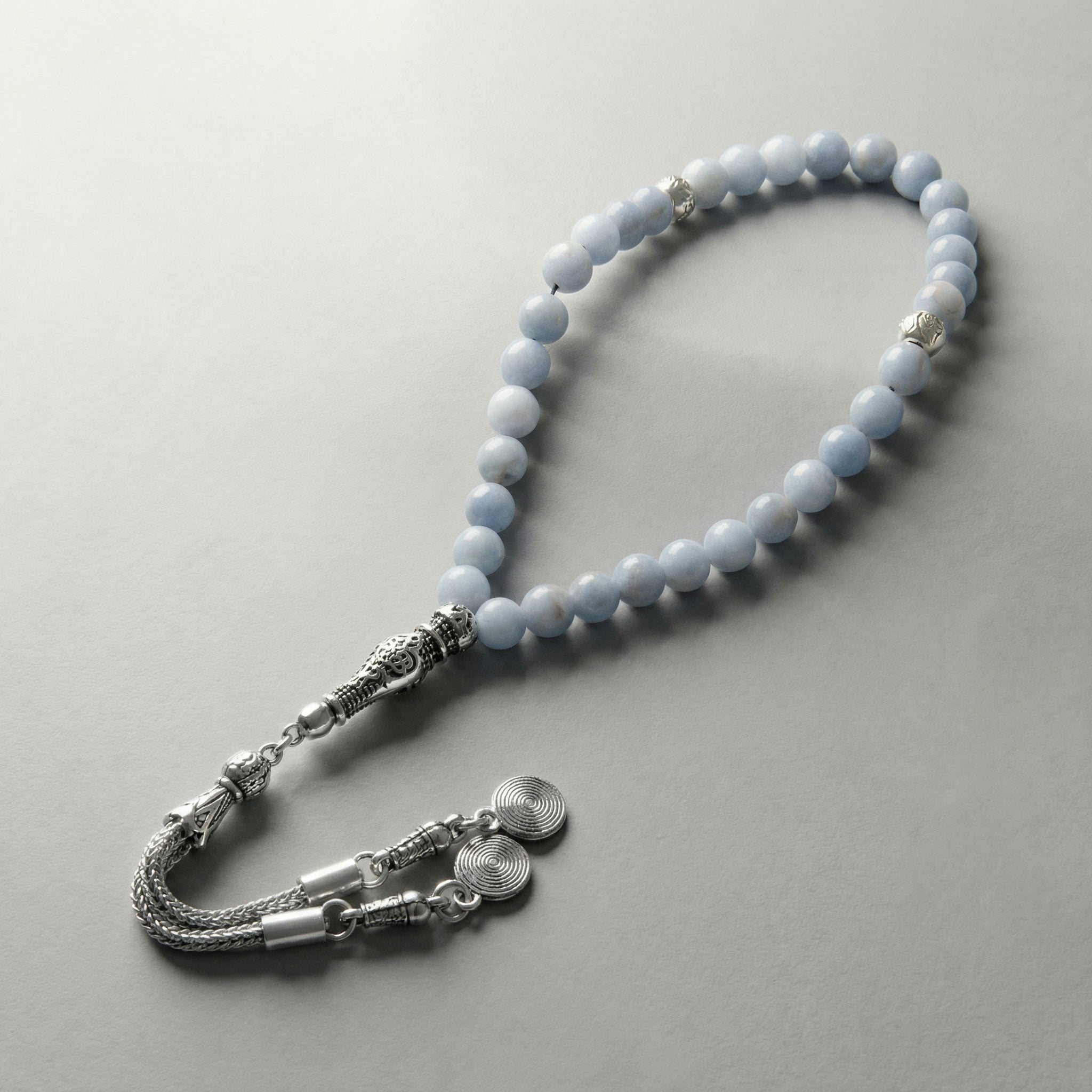 Anjelit Doğal Taş Tesbih – 33’lük / 6 mm