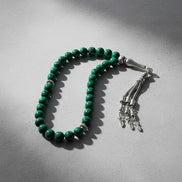Malakit Doğal Taş Tesbih – 33’lük / 8 mm