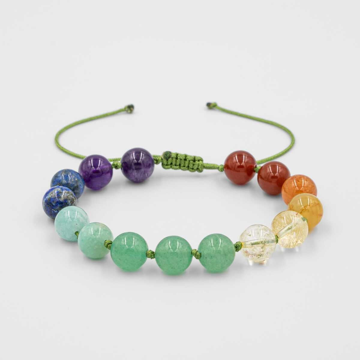 Hakiki Orijinal 8mm Sitrin-Aventurin-Lapis Lazuli-Karnelyan Akik-Jasper Örme İpli Bileklik