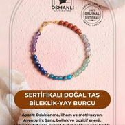 Doğal Taş Bileklik-Yay Burcu