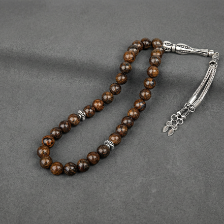 Bronzit Doğal Taş Tesbih – 33’lük – 8 mm