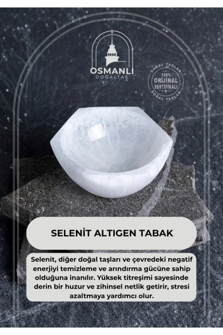 Altıgen Selenit Tabak
