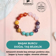 Doğal Taş Bileklik -Başak Burcu