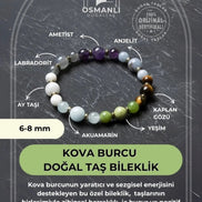 MuhammedMasumCo Kova Burcu Doğal Taş Bileklik