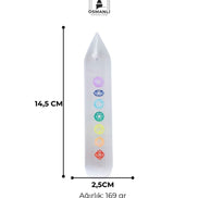 Selenit Çakra Çubuğu (S.K.224)