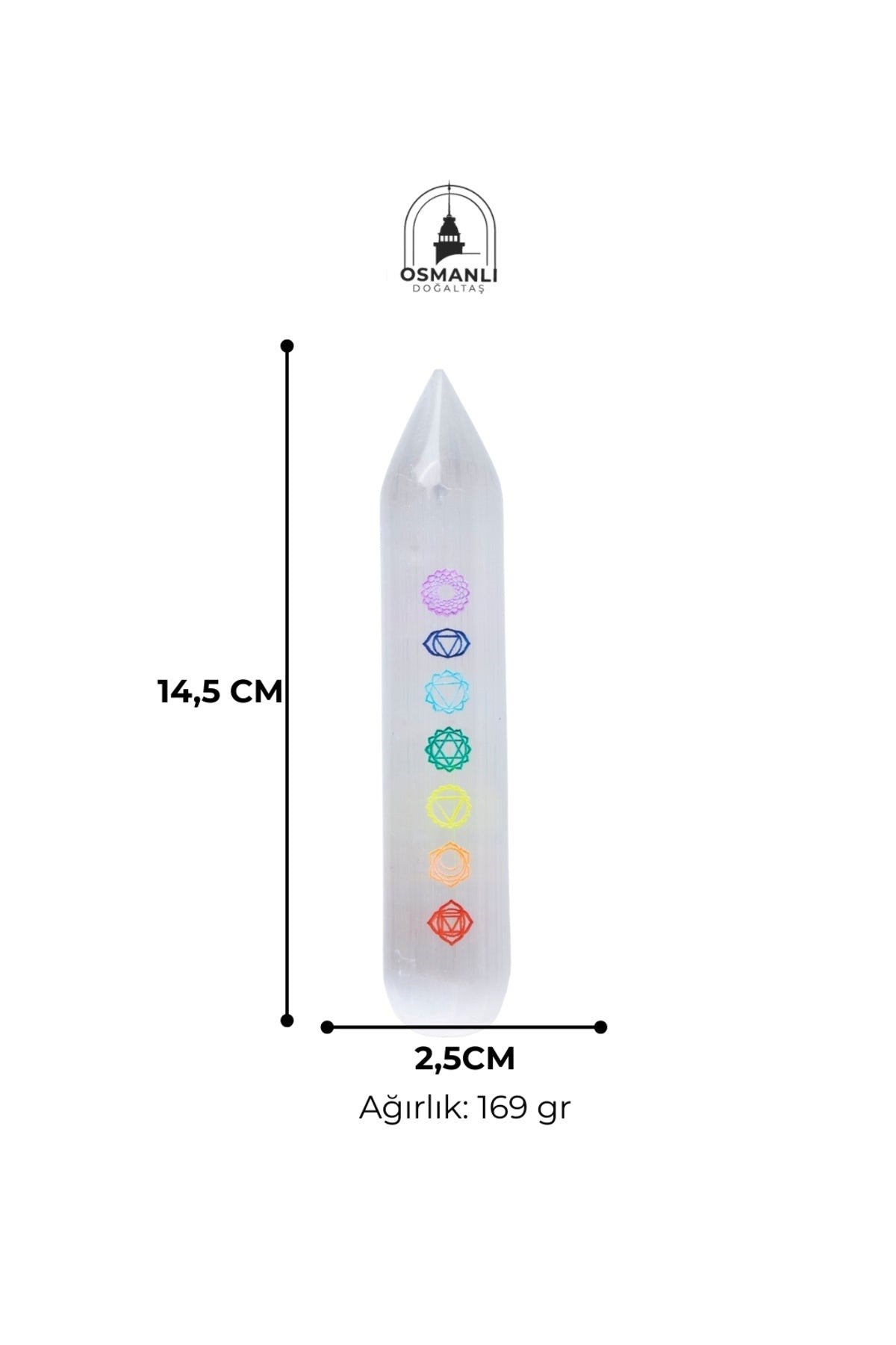 Selenit Çakra Çubuğu (S.K.224)
