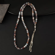 Botswana Akiği Doğal Taş Tesbih – 99’luk / 6 mm