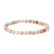 Opal Pembe 6mm Doğal Taş Bileklik