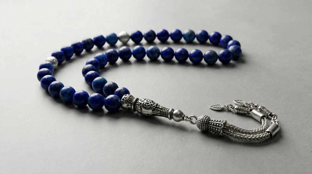 Lapis Lazuli Doğal Taş Tesbih – 33’lük / 6 mm