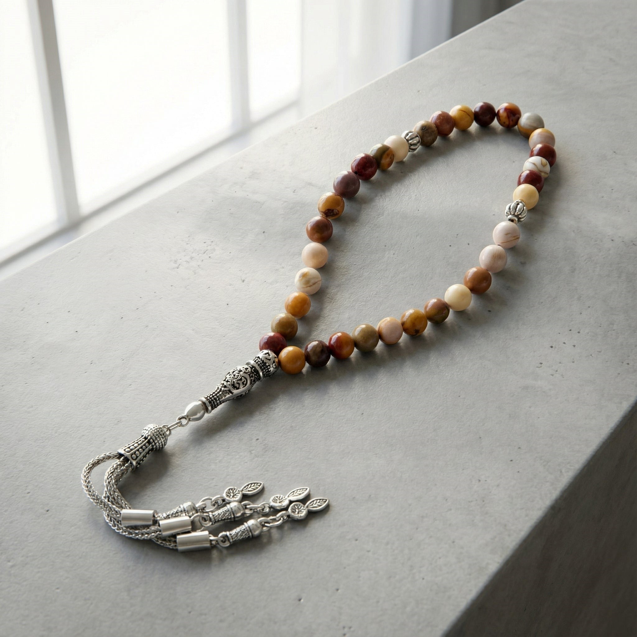 Sarı Jasper Doğal Taş Tesbih – 33’lük / 6 mm