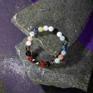Terazi Burcu Bileklik Akuamarin, Ay Taşı, Dumanlı Kuvars, Golden Obsidyen, Güneş Taşı, Kırmızı Akik, Labradorit, Lapis Lazuli