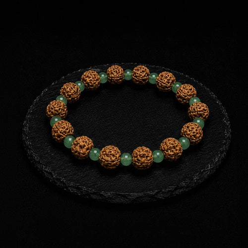 Rudraksha Aventurin Doğal Taş Bileklik 8 mm