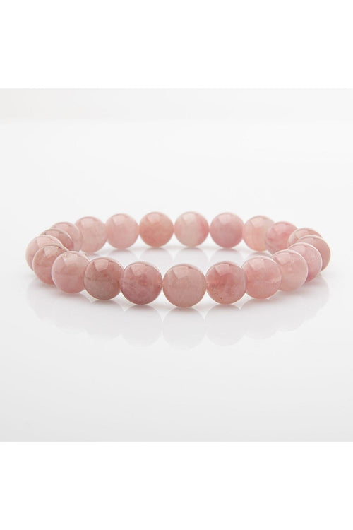 Pembe Kuvars (gül Kuvars) 10mm Doğal Taş Bileklik