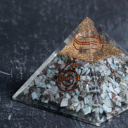 Sertifikalı Larimar Piramit