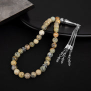 Opal Sarı Doğal Taş Tesbih – 33’lük / 8 mm