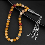 Jasper Doğal Taş Tesbih 33lük - 8mm