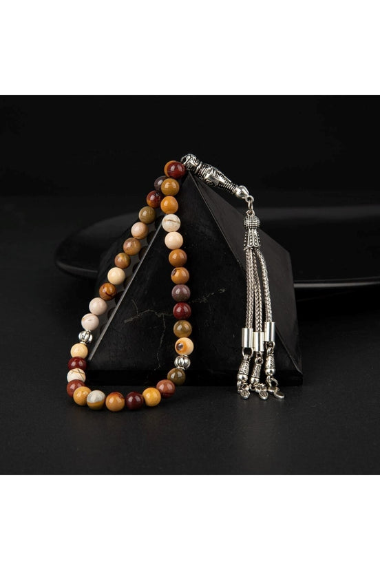 Jasper Doğal Taş Tesbih 33lük - 6mm