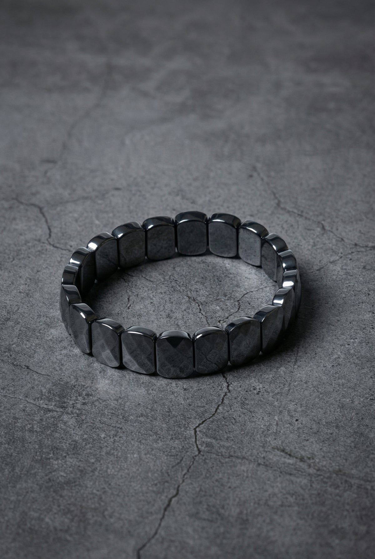 Trehartz Doğal Taş Geniş Kesim Bileklik (Rolex Stil)