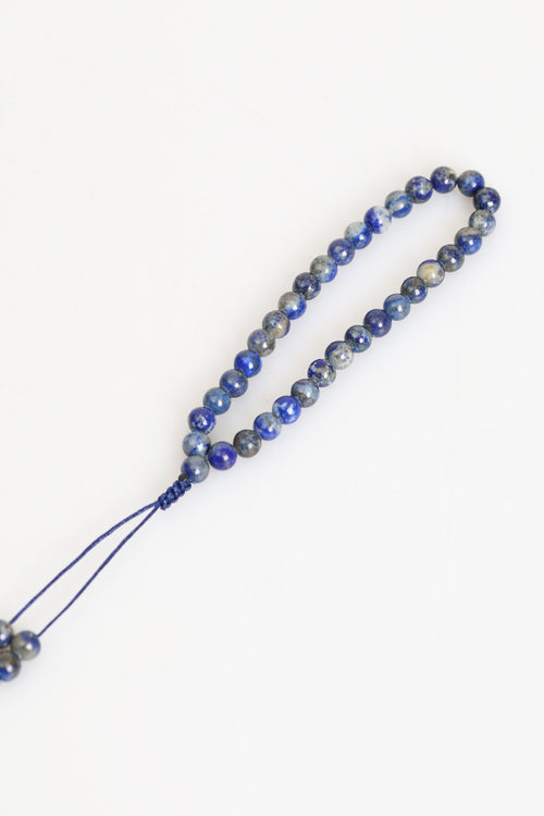Lapis Lazuli Doğal Taş Bileklik & Tesbih Seti – 6 mm | Uyumlu Model